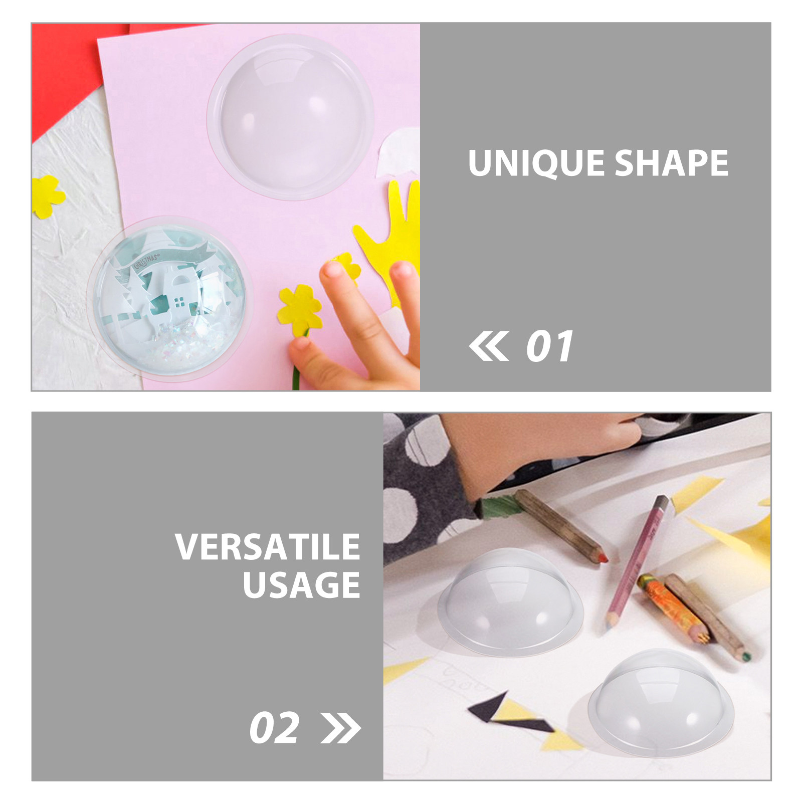 30 قطعة من أغطية القباب البلاس - مراجعة Plastic Dome Clear وسعره