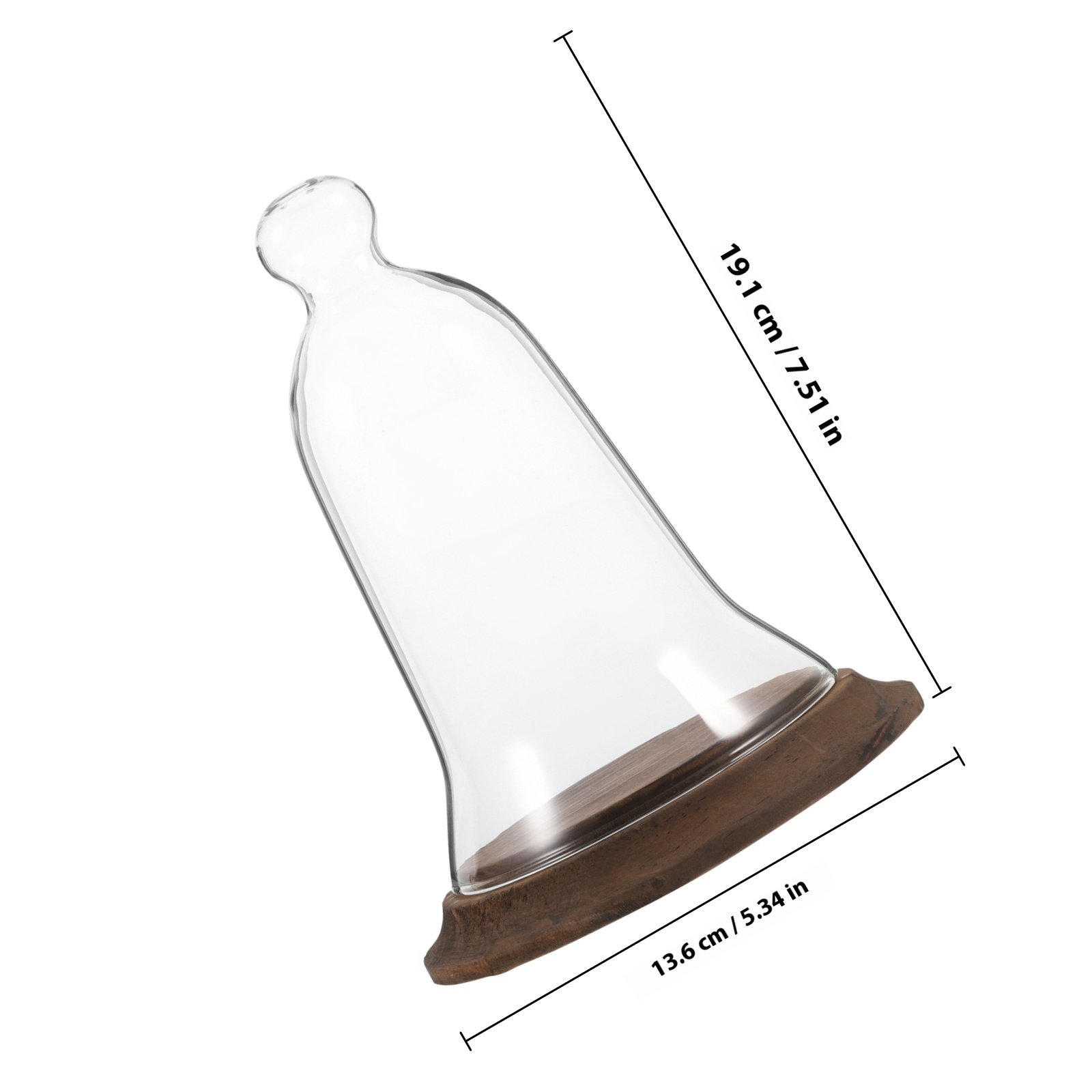 غطاء عرض زجاجي على شكل قبة، مص - مراجعة Plastic Dome Clear وسعره