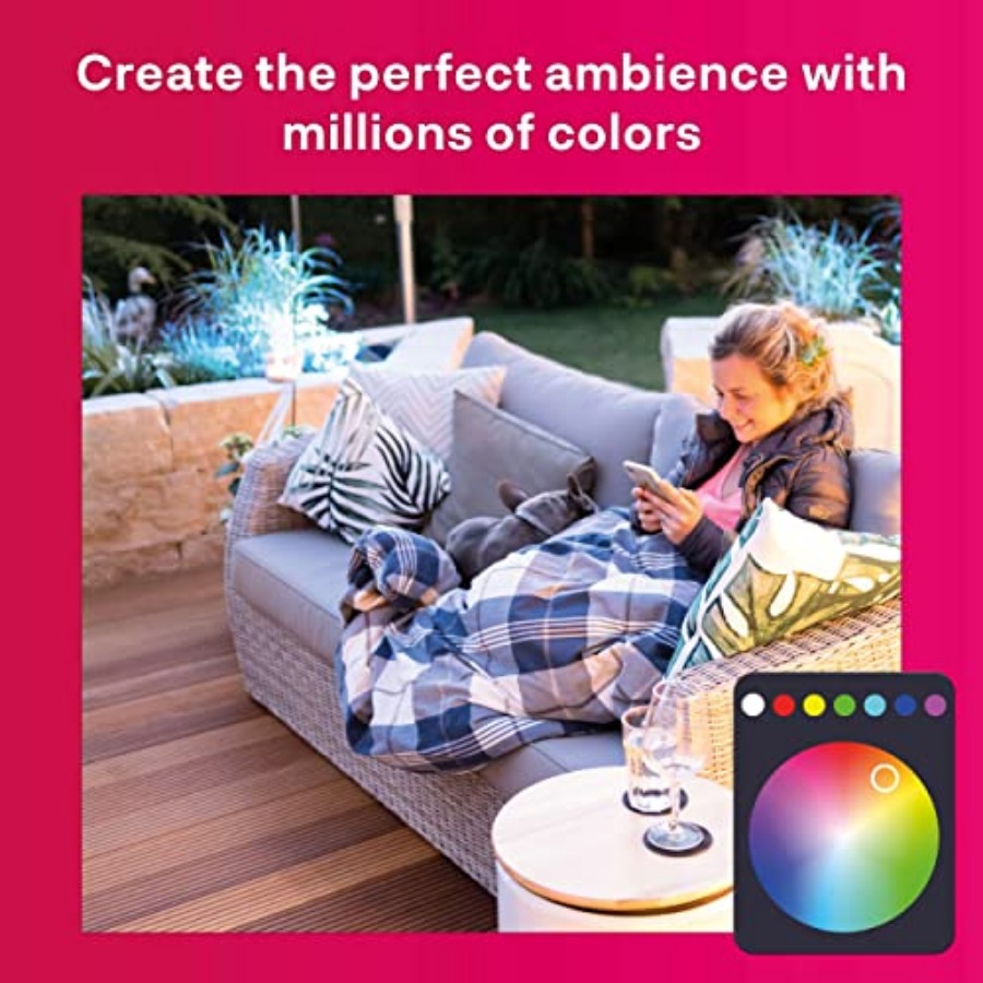 أضواء ذكية خارجية ملونة للممرا - مراجعة Philips Light Hue Color وسعره