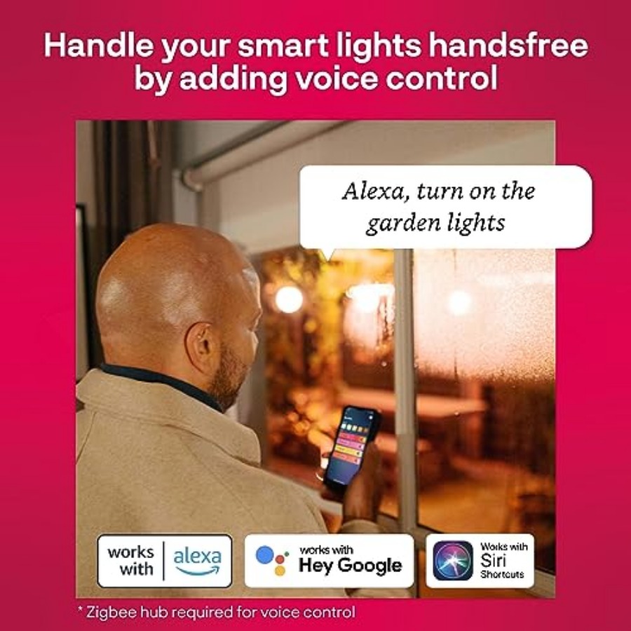 أضواء ذكية خارجية ملونة للممرا - مراجعة Philips Light Hue Color وسعره