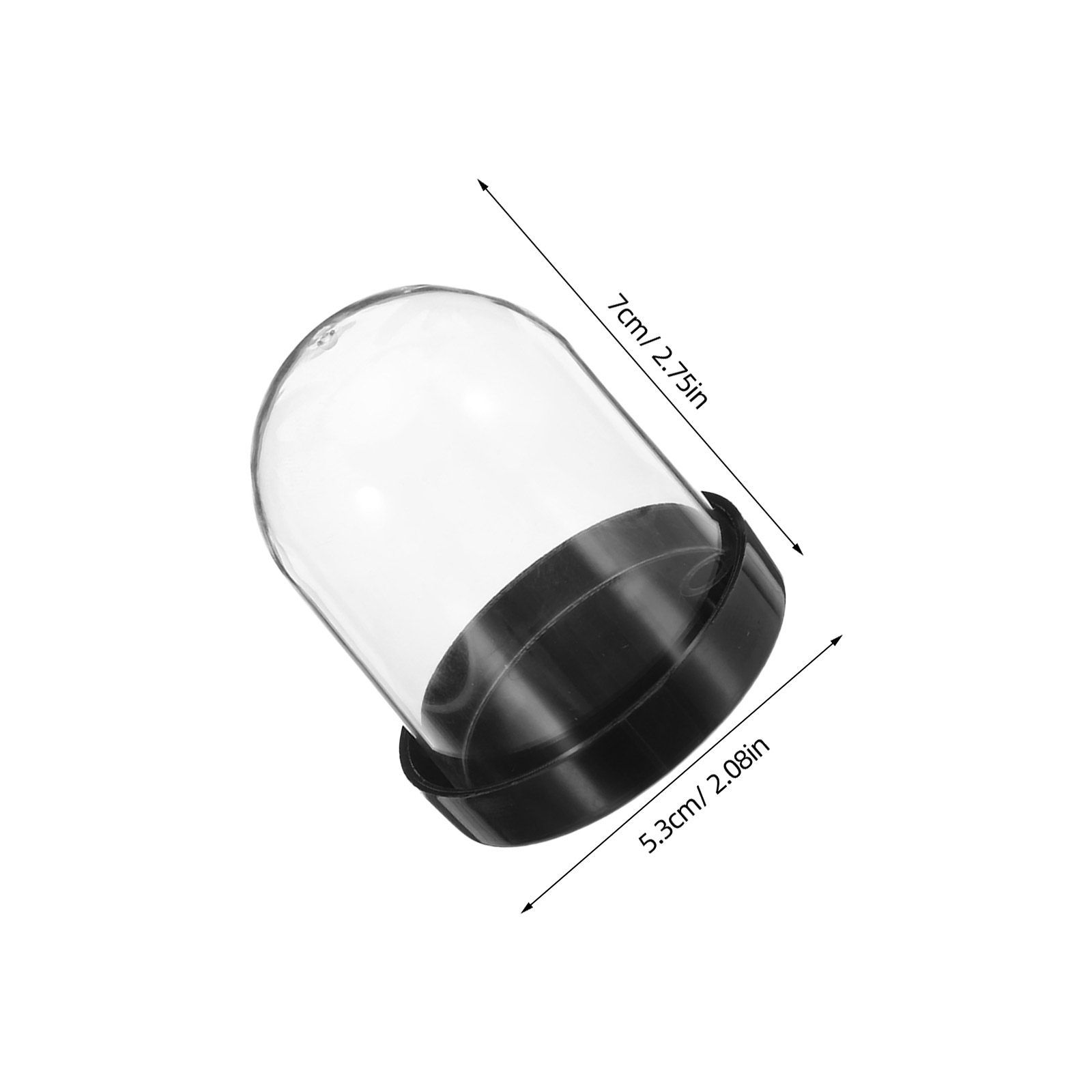 4 قطع من قباب العرض الشفافة لل - مراجعة Plastic Dome Clear وسعره